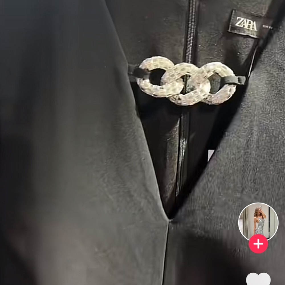 ZARA BEJEWELED STRETCH BODYSUIT - Picture 11 of 11